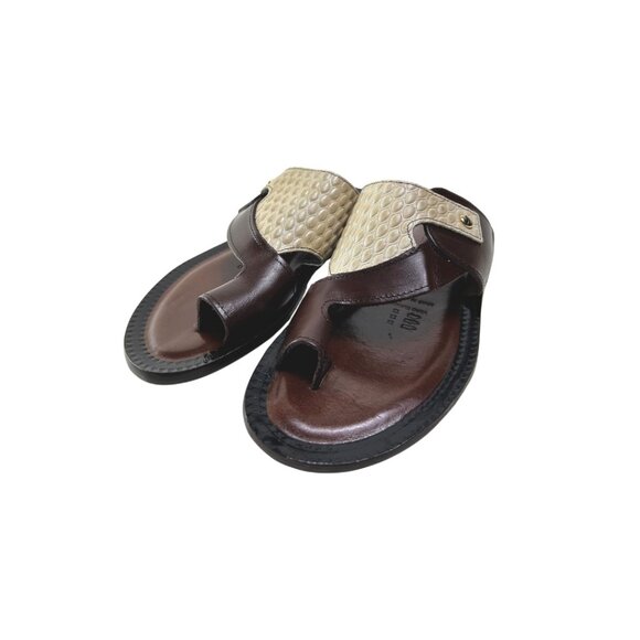 Jack Brown Men’s Italian Leather Sandals Shoes main image 4